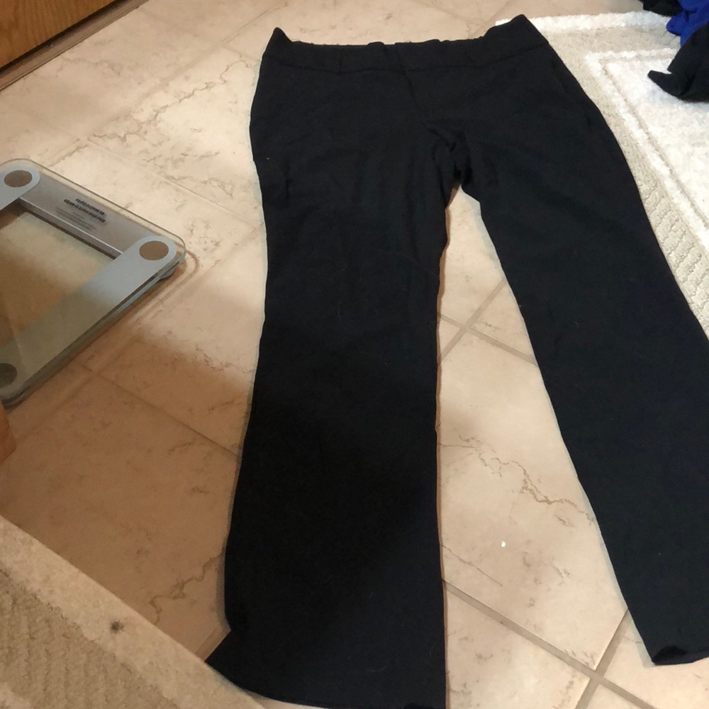 Black dress up pants
